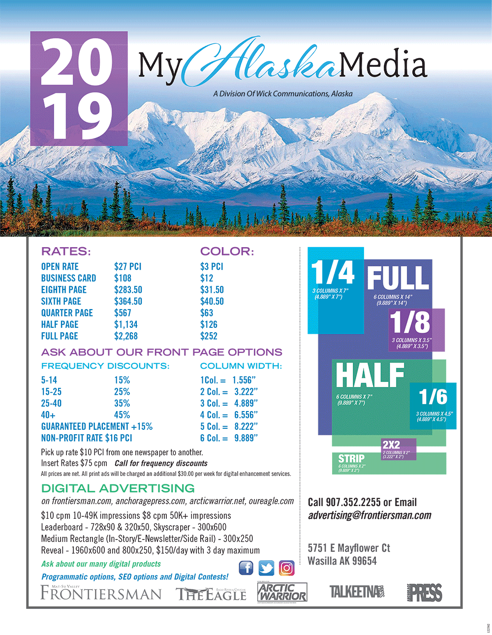 Print Advertising Rates